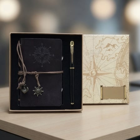 Özel Seri Öğretmene Hediye Defter Kalem Seti Yazı Aletleri İmza Kalemi Kutulu Hediyelik