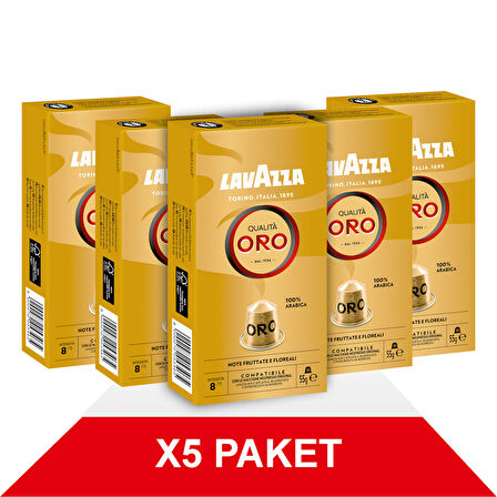 Qualità Oro 55gr Nespresso® Uyumlu Alüminyum Kapsül x5