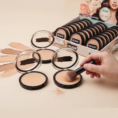 Premium Makyaj Tamamlayıcı Güzellik Ürünü Yüz Makyajı 3'lü Fit Me Mat Pudra Seti