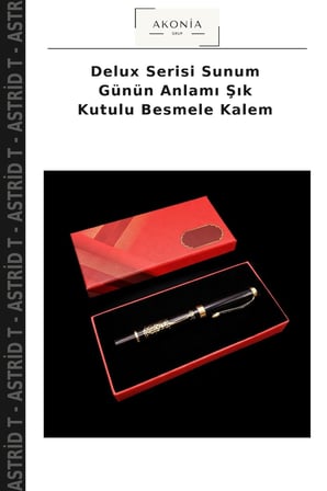 Delux Serisi Sunum Günün Anlamı Şık Kutulu Besmele Kalem