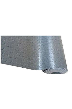 Para Desenli muşamba 1 x 6 metre GRİ Keçeli Paralı Muşamba Zemin Oto Taban Döşemesi