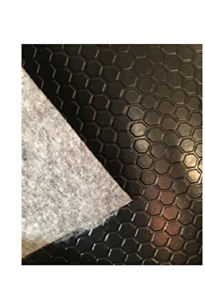 Para Desenli muşamba 1x 4 metre Siyah Keçeli Paralı Muşamba Zemin Oto Taban Döşemesi