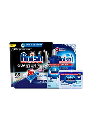 Finish Ultimate 85 Kapsül Bulaşık Deterjanı +Temizlik ve Bakım Seti