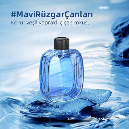 Mioji Mio Smell 2x Yeni Nesil Şarjlı Otomatik Oda Kokusu Makinesi + Mavi Rüzgar Çanları Kokusu