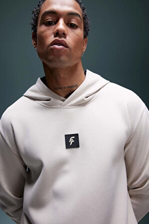DeFactoFit Standart Fit Kapüşonlu Skuba Dalgıç Kumaş Sporcu Sweatshirt B4758AX24SPBG700