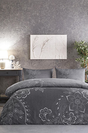 Özdilek Vintage Lily Tek Kişilik Soft Life Saten Nevresim Takımı
