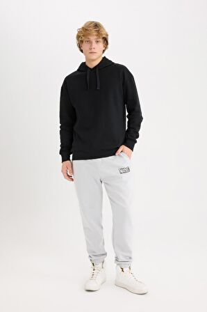 DeFacto Marvel Logo Only Regular Fit Eşofman Altı Beli Bağcıklı Cepli C6514AX24AUGR184