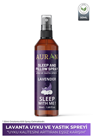 Lavanta Uyku Ve Yastık Spreyi Rahatlatıcı Uyku Ve Dinlenme Spreyi Sleep And Pıllow Spray 50ml