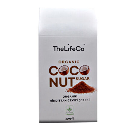 TheLifeCo Organik Hindistan Cevizi Şekeri 300 gr