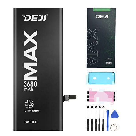 Deji iPhone 11 Batarya 3680 mAh Mucize Batarya Deji Yüksek Kapasite