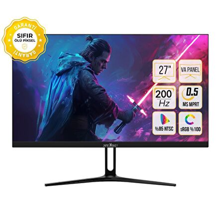 James Donkey Epic E20 27'' 200Hz 0.5Ms FHD VA Panel Gaming Monitör (Sıfır Ölü Piksel Garantili)