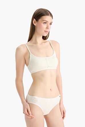 DeFacto Ribana 3'lü Askılı Slip Külot-Fall in Love D6404AX25SPGR93