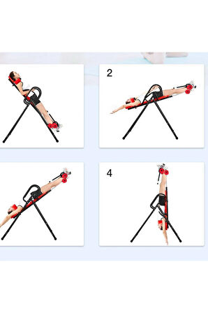 Ters Duruş Sehpası, İnversiyon Terapi Aleti, Baş Aşağı Duruş Egzersiz Standı Inversion Therapy