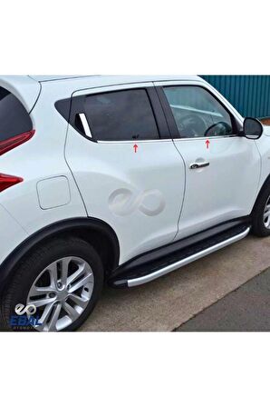 Nissan Juke Krom Cam Çıtası 4 prç. 2010 Üzeri P. Çelik