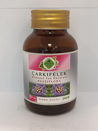 Passiflora (Çarkıfelek) Toz Ekstresi 100 Gr. Cam Kavanoz