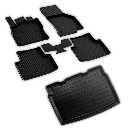 Volkswagen Tiguan Ferrous 4D Paspas ve Alt 3D Bagaj Havuzu 2016 2023