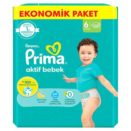 Prima Aktif Bebek Fırsat Paketi Ext.Large No:6 40L