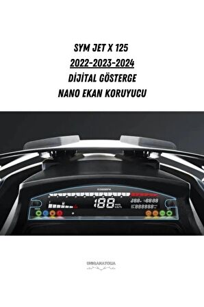 Sym Jet x 125 2022 2023 2024 Dijital Gösterge Uyumlu Nano Ekran Koruyucu