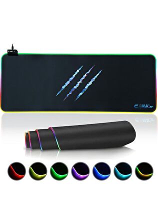 Claws Raptor RGB XL Oyuncu Mouse Pad