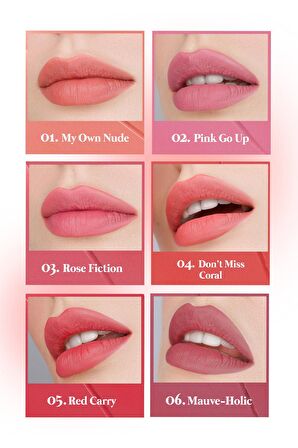 Mat Bitişli ve Uzun Süre Kalıcı Stick Ruj Peripera Ink Mood Matte Stick (09 Pink To Dance)
