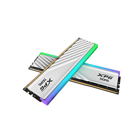 XPG Lancer Blade Beyaz RGB DDR5-6400Mhz CL32 48GB (2x24GB) Dual Kit (32-39-39) 1.40V