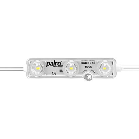 Pairo Signage Reklam Modülü ve Mercek Samsung Led Mavi 0.75W 12V (50 Adet)