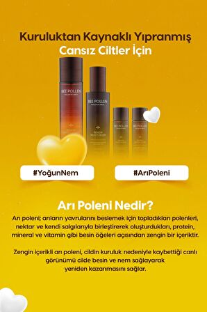 Kuru Ciltler için Arı Poleni İçerikli Besleyici Cilt Bakım Seti Bee Pollen Renew Skin Care Set (2)