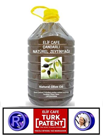 Çandarlı Natural Zeytinyağı 5 lt Pet Şişe zeytinyağı 5 litre 1 adet