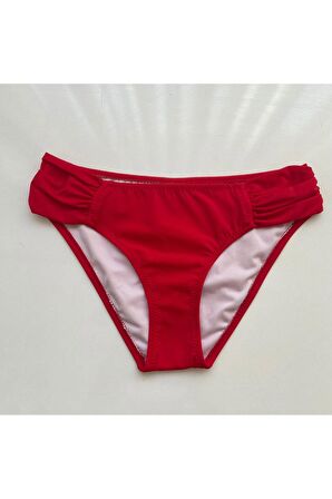 Kırmızı Kalın Kenarlı DAR KALIP Bikini Altı