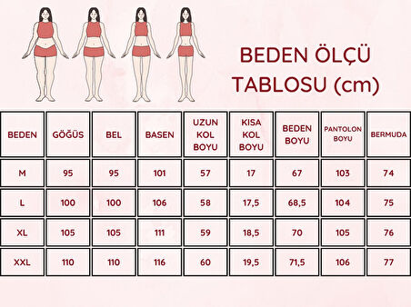 Kadın Somon Fitilli Desen Dantel Detay Viskon Kısa Kol Cepli Kapri Pijama Takımı