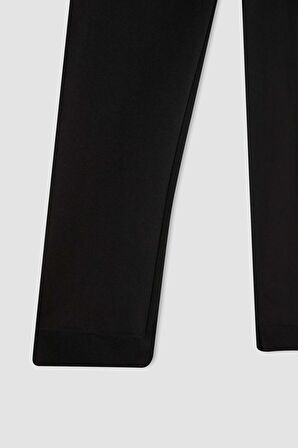 Kız Çocuk Carrot Fit  Sweatshirt Kumaşı Pantolon