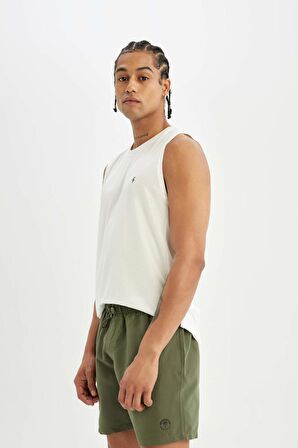 DeFacto Regular Fit Kısa Boy Deniz Şortu D4073AX24HSKH172