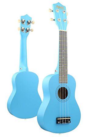 Midex UKX-233BL Mavi Concert Ukulele (Askı Çanta Metod Pena)