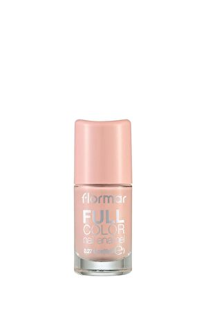 Flormar Yoğun Pigmentli Parlak Oje- Full Color Nail Enamel- Fc60 Bubbly Peach -8690604497591