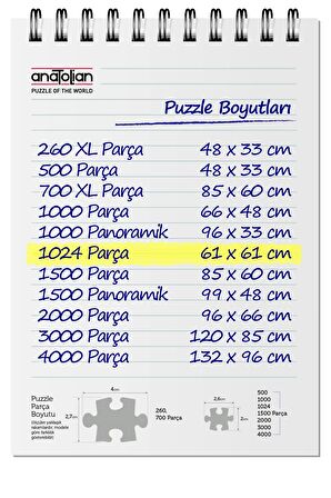 Anatolian 1000 Parçalık Puzzle - Esin Kaynağı 1050
