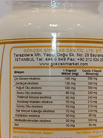 Geven Kapsül (ASTRAGALUS CAPSULE)