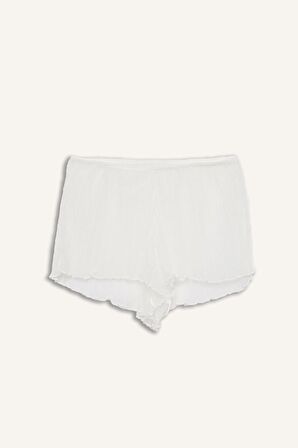 DeFacto Bridal Beyaz Dantel Şortu-Fall in Love B5451AX24SPWT46