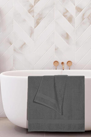 Kadın /erkek Banyo Ve Baş Havlusu Hamam Seti %100 Pamuklu |banyo Havlu Takımı