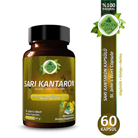 Sarı Kantaron Kapsül (ST JOHN'S WORT CAPSULE)