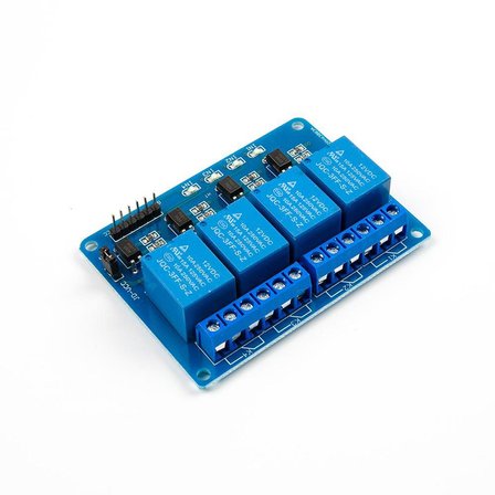 12V 4 Kanallı Kırmızı Işıklı Röle
