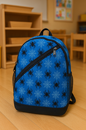 NEWBAG ÖRÜMCEK DESENLİ ERKEK ANAOKULU SIRT ÇANTASI (YENİ SEZON)