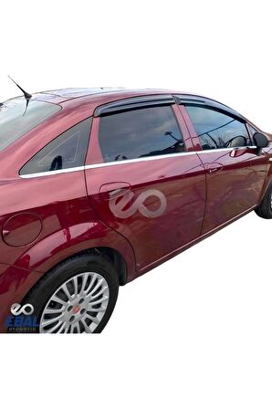 Fiat Linea Krom Cam Çıtası 8 Prç. 2007 Ve Üzeri P.çelik