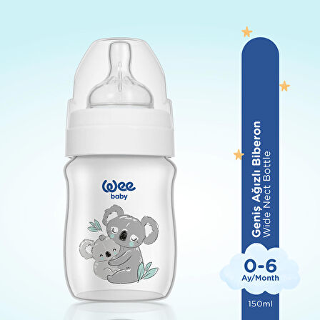 Wee Baby Safari PP Biberon 150 ml - KOALA