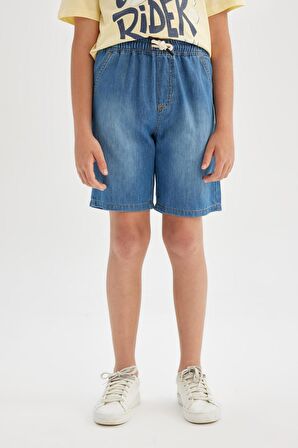 DeFacto Erkek Çocuk Jean Şort B5765A824SMNM28