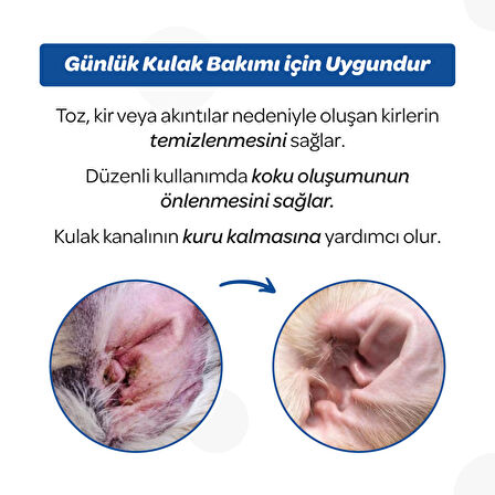 Vet's Plus Kedi ve Köpekler için Kulak Temizleme Solüsyonu 100ml