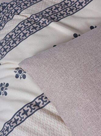 Cotton Box Flanel Nevresim Takımı Çift Kişilik Anita Karamel