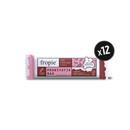 Yerfıstığı ve Kakaolu Probiyotik Bar 35gr X 12 Adet