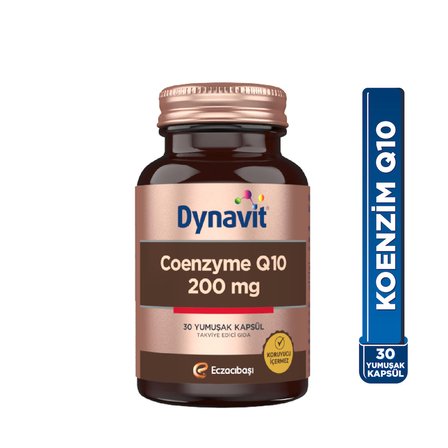 Dynavit Coenzyme Q10 200 mg 30 Yumuşak Kapsül