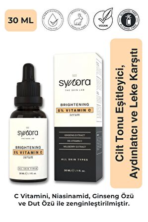 Cilt Tonu Eşitleyici ve Aydınlatıcı C Vitamini Serum