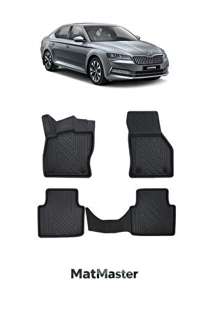 Skoda Superb 2017 Model 5D Ekstra Havuzlu Paspas